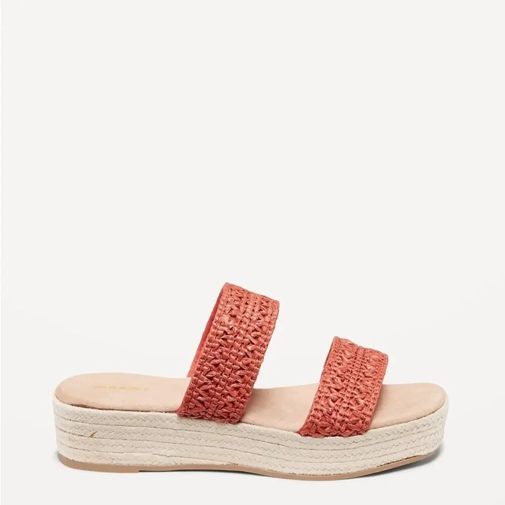 Old Navy Ginger Spice Double-Strap Espadrille Sandals